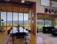 View of dining area - no freeway visible