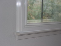 Surface mount soundproof window with sill installation