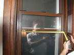 Measuring before Soundproof Window installation