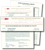 Our Recording Studio Windows and Doors have lab test reports to assure you of their high STC rating.