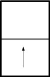 Single-hung window with movable bottom pane
